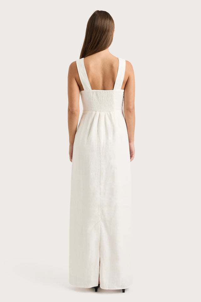 Lais Midi Dress White