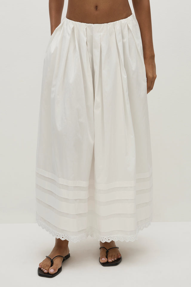 Ruth Skirt White