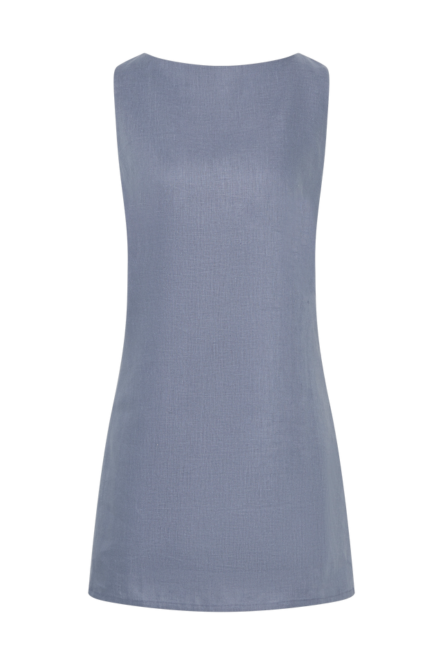 Nazarit Mini Dress Cornflower Blue