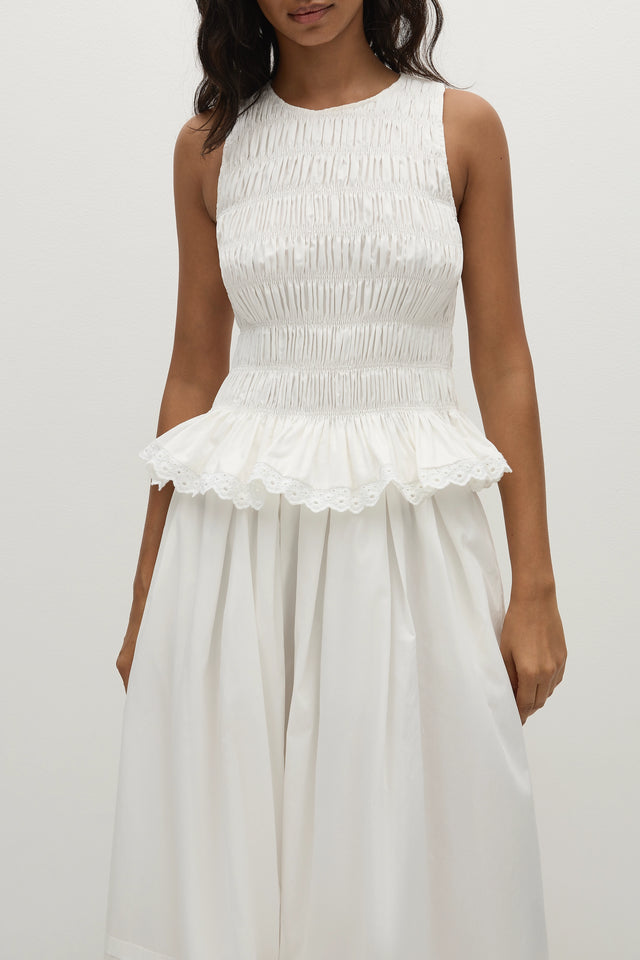 Thea Top White