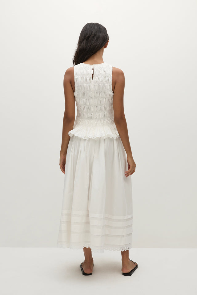 Thea Top White