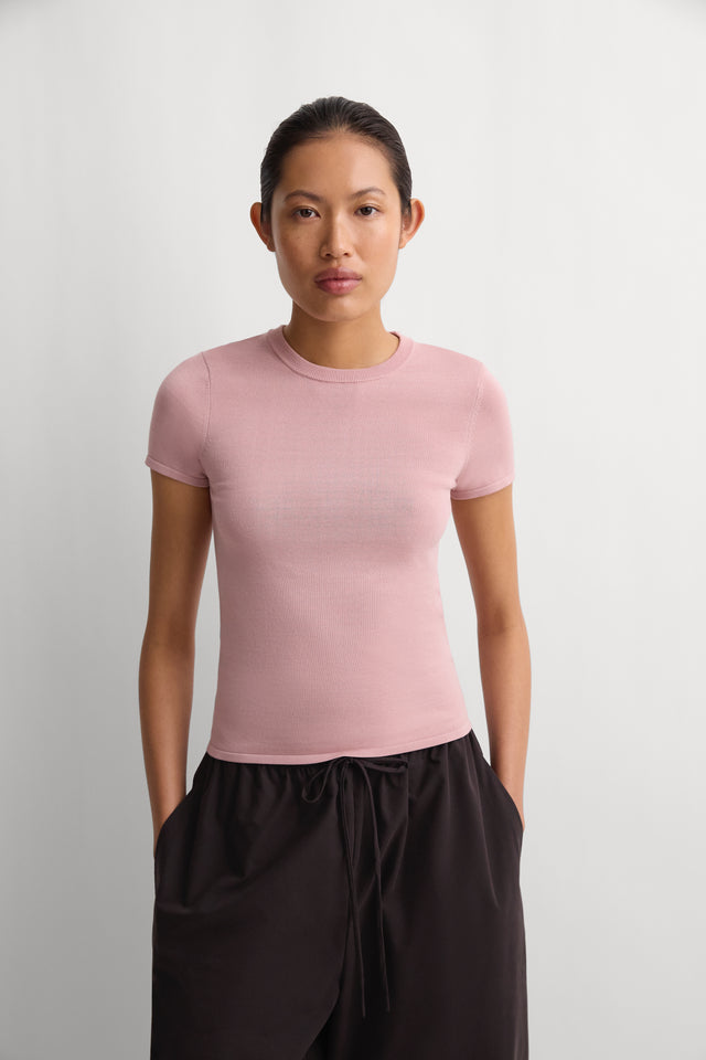 Leandra T-Shirt Faded Pink