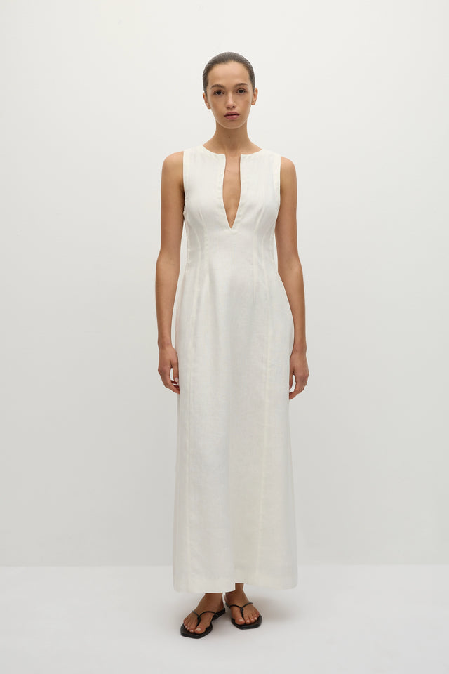 Melia Maxi Dress White