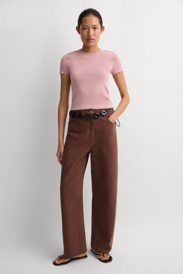 Malia Denim Pant Carob