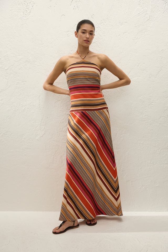 Clara Maxi Dress Murano Amber
