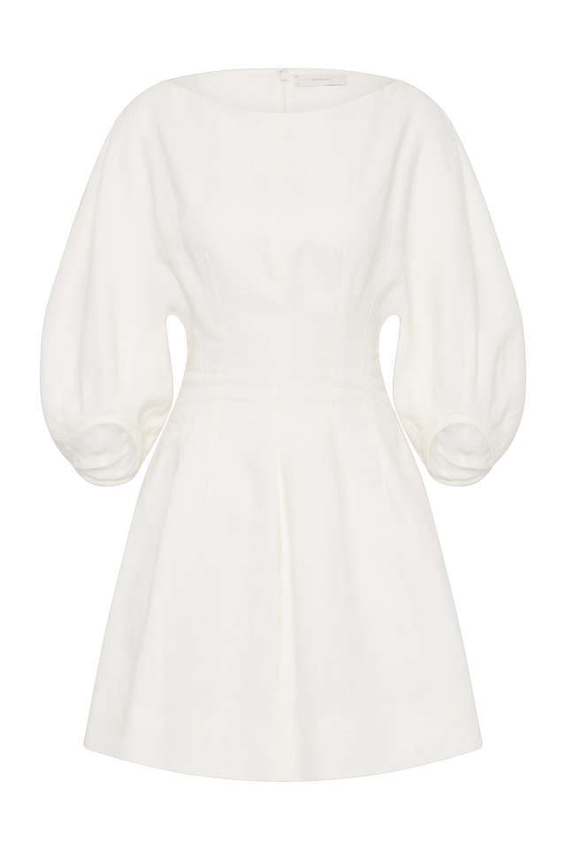 Lowen Mini Dress White