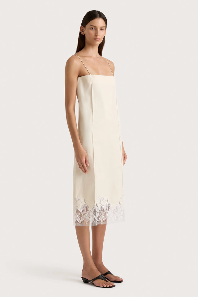 Etienne Midi Dress Off White