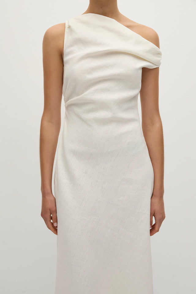 Suis Midi Dress White