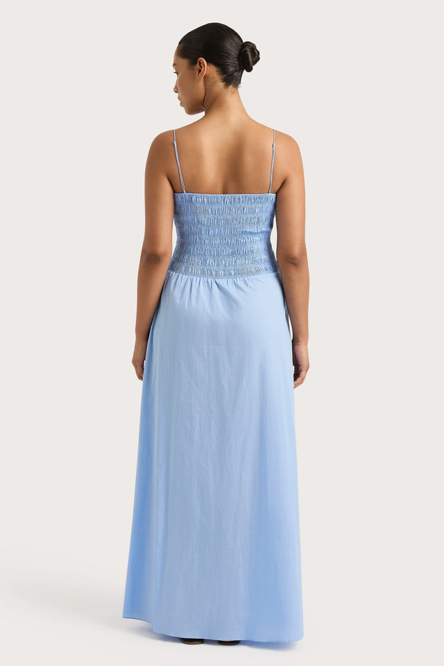 Antoine Maxi Dress Mid Blue