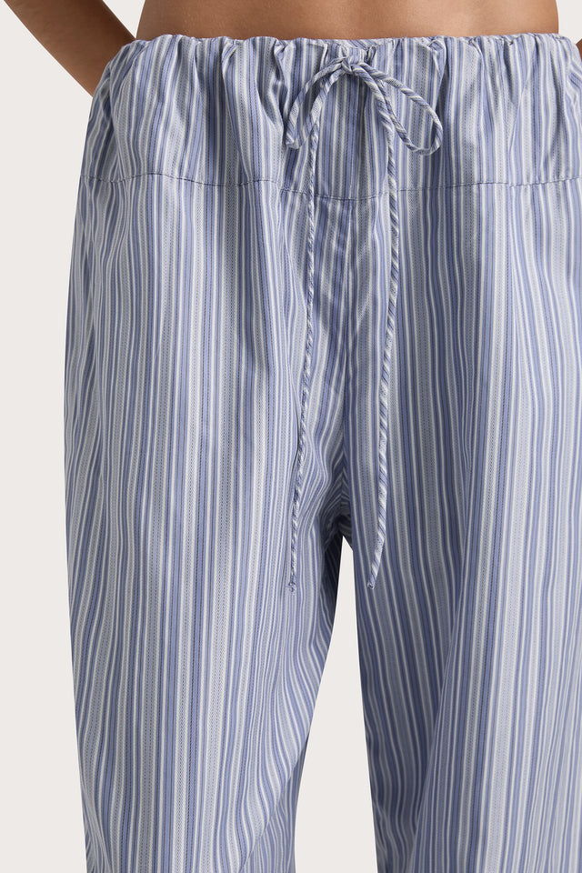 Vieu Relaxed Pant Blue Stripe - Final Sale