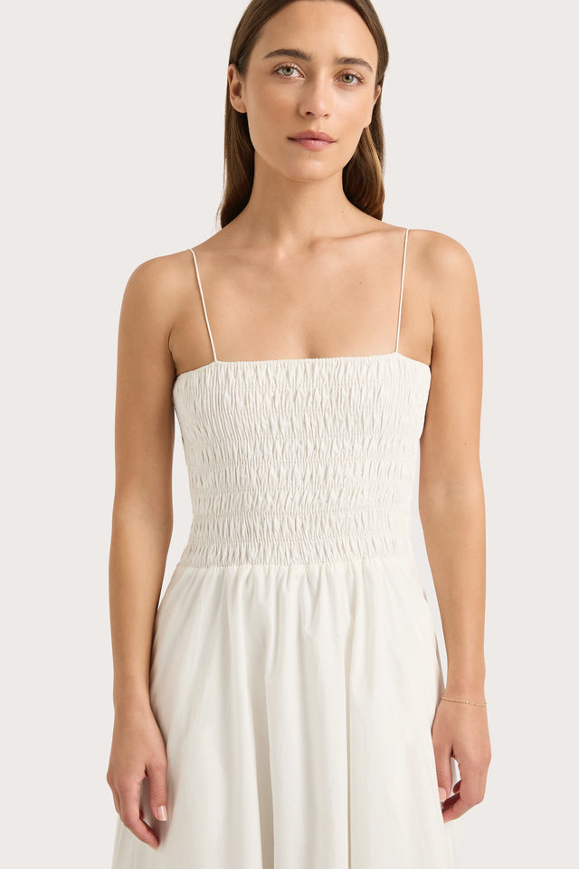 Antoine Maxi Dress White