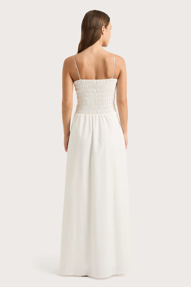 Antoine Maxi Dress White