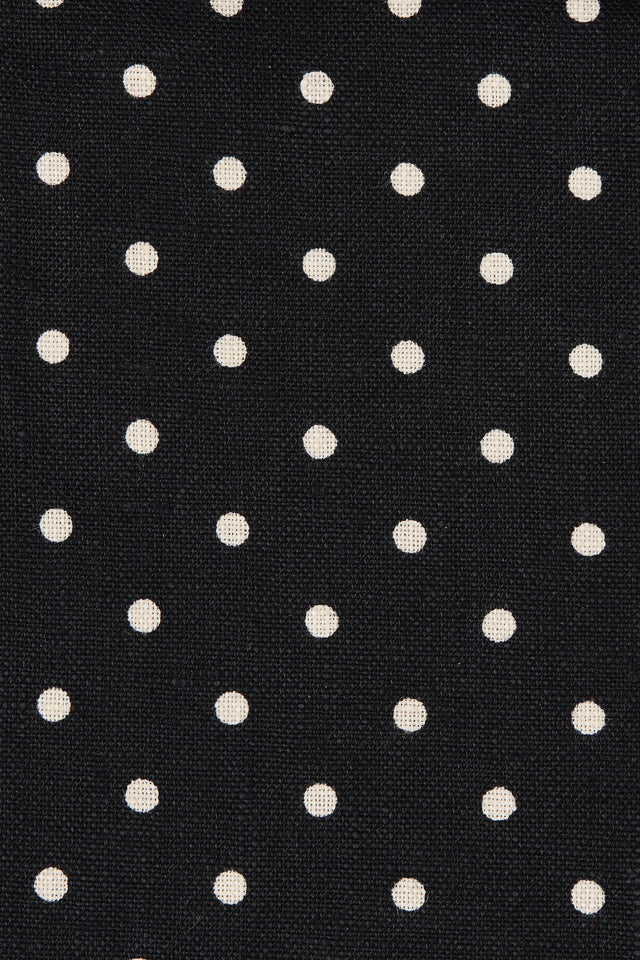 Petro Top Lola Polka Dot Black Cream