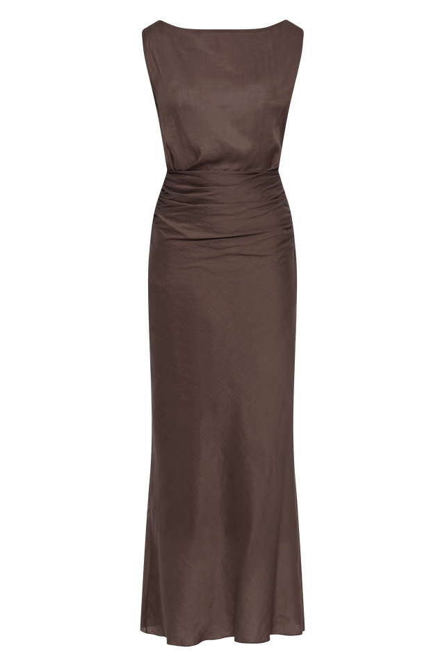 Adelia Maxi Dress Bistre