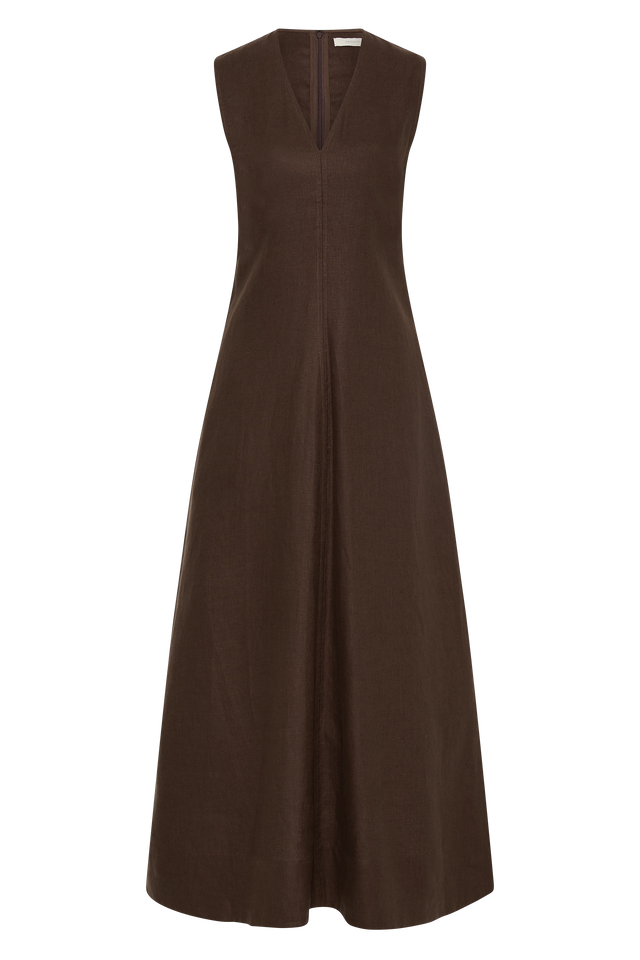 Marteret Midi Dress Bistre