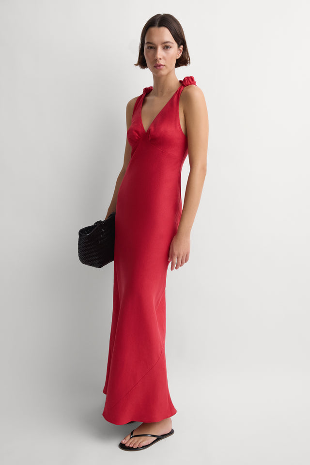 Solana Maxi Dress Red