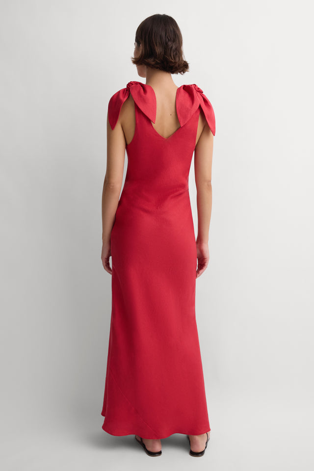 Solana Maxi Dress Red