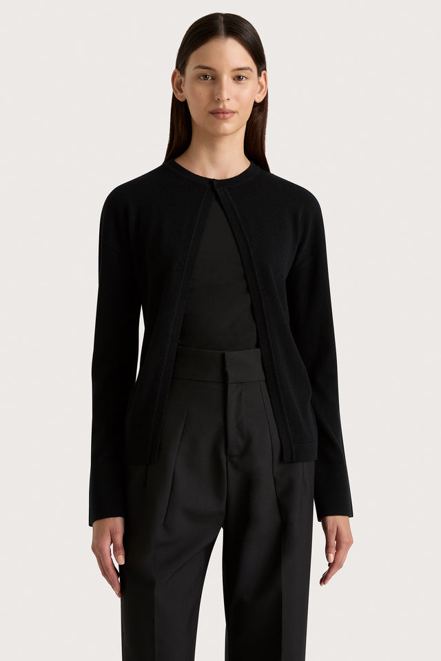 Frederikke Cashmere Cardigan Black