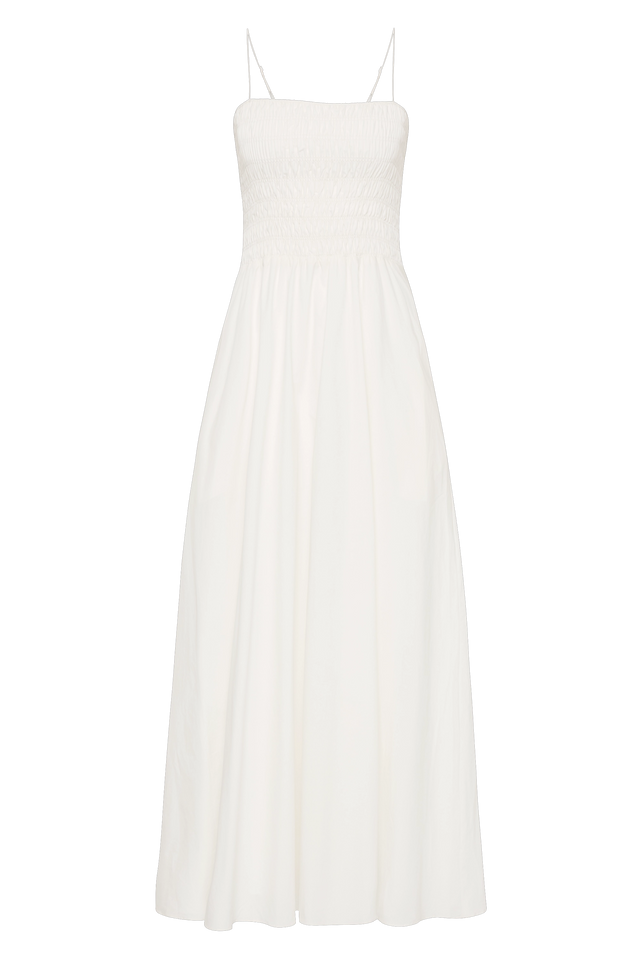 Antoine Maxi Dress White