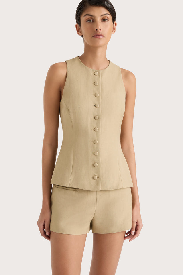 Eveline Vest Caramel