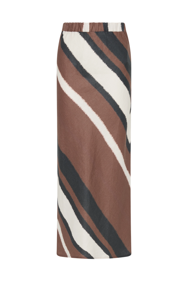 Dalicenca Skirt Futura Stripe Chocolate