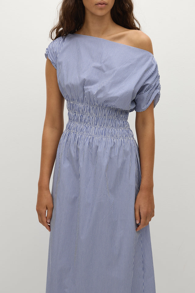 Kara Maxi Dress Helle Stripe Vintage Navy