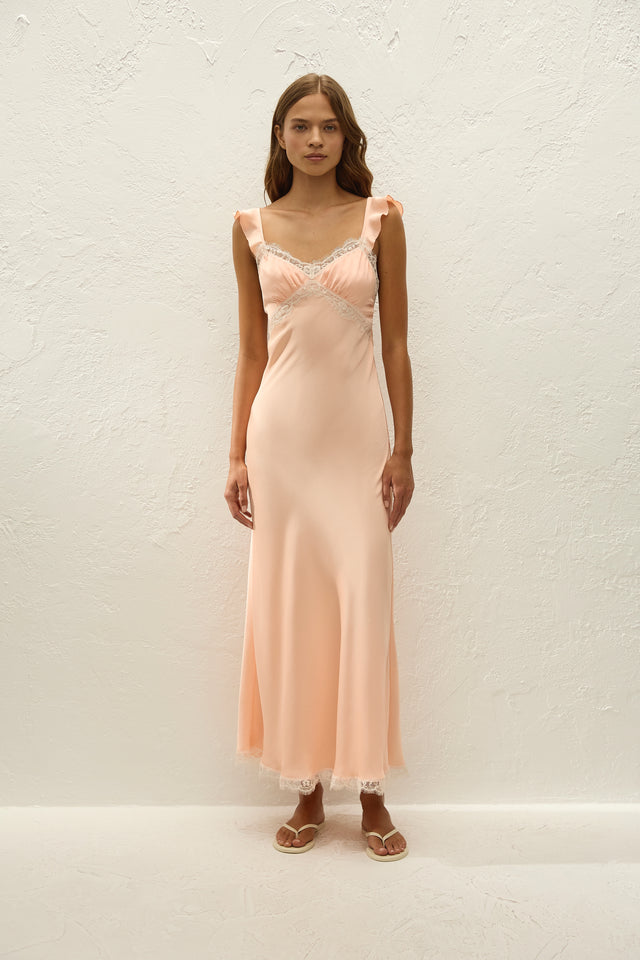 Sella Maxi Dress Vintage Pink