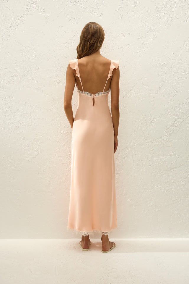 Sella Maxi Dress Vintage Pink