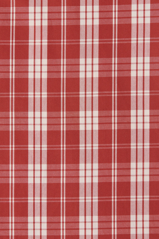 Belinha Mini Dress Ines Check Terra Rosso