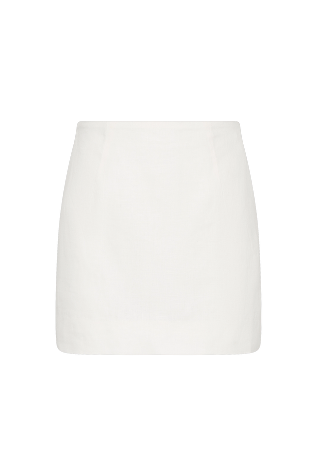 Jane Mini Skirt White