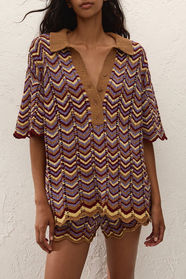 Luis Polo Top Ramona Stripe