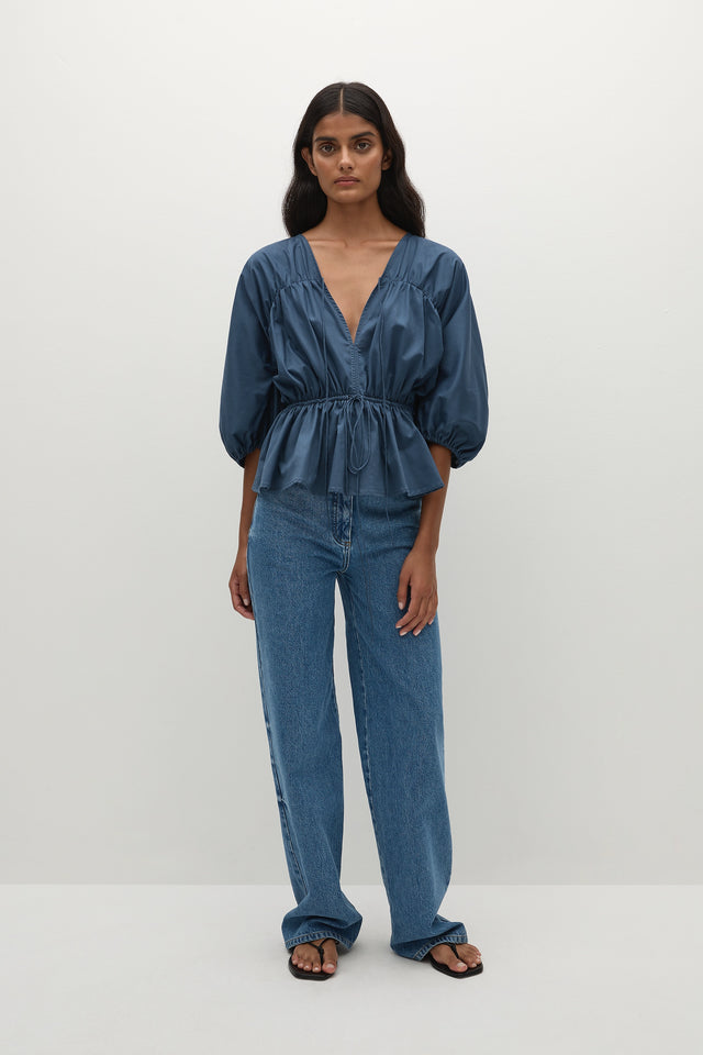 Sigrid Top Vintage Navy