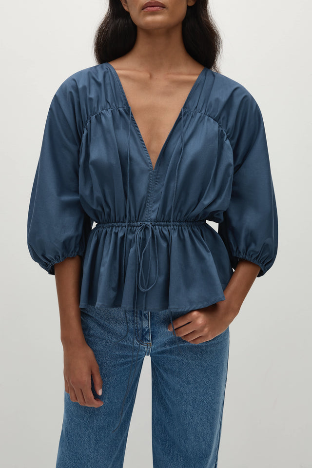 Sigrid Top Vintage Navy