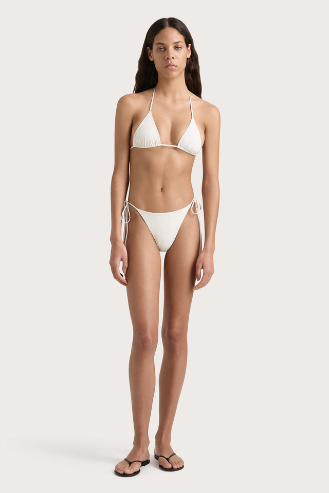 Leo Bikini Bottom White