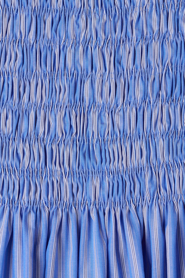 Carina Mini Dress Joao Stripe Azulejo Blue