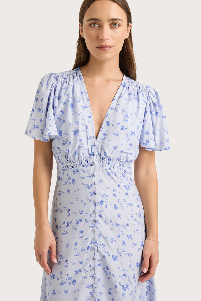 Tae Midi Dress Blossom Blue