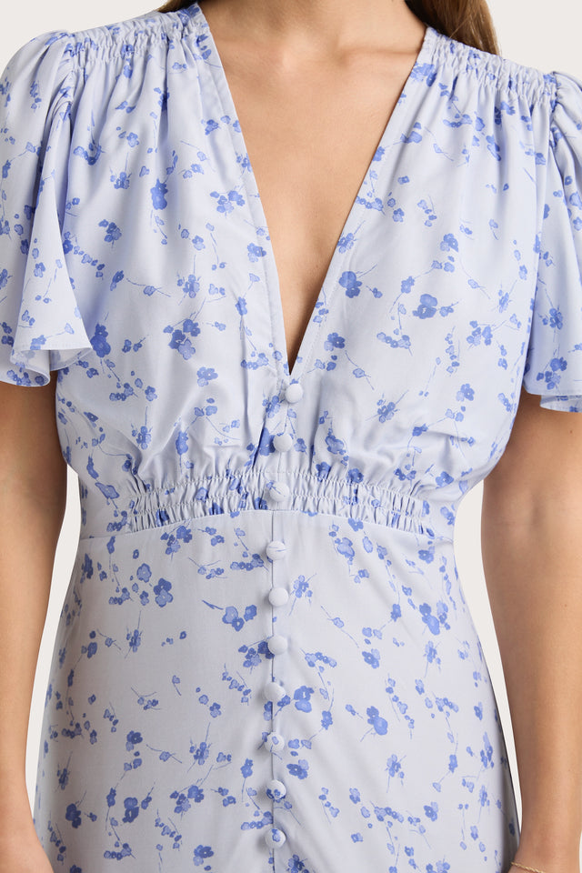 Tae Midi Dress Blossom Blue