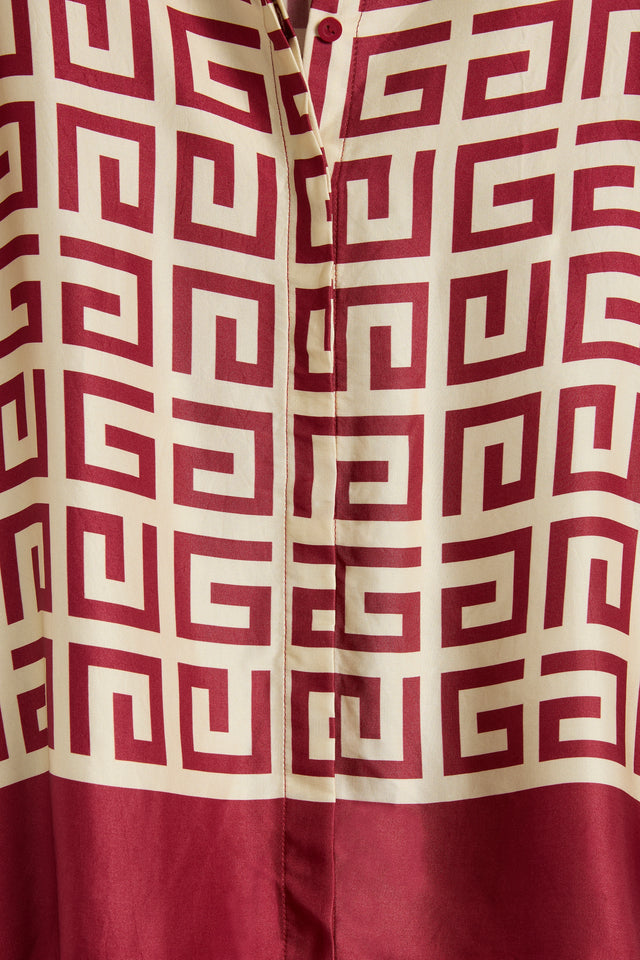 Suave Shirt Meander Cherry