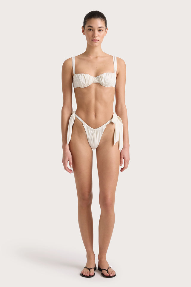 Costa Bikini Bottoms White Final Sale – Faithfull the Brand AU