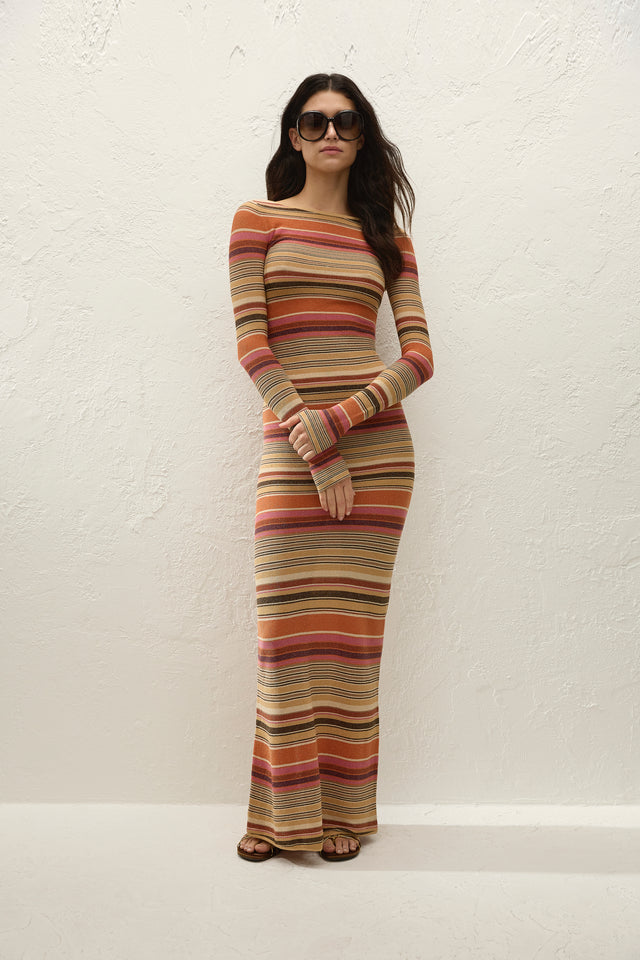 Notturna Maxi Dress Murano Amber