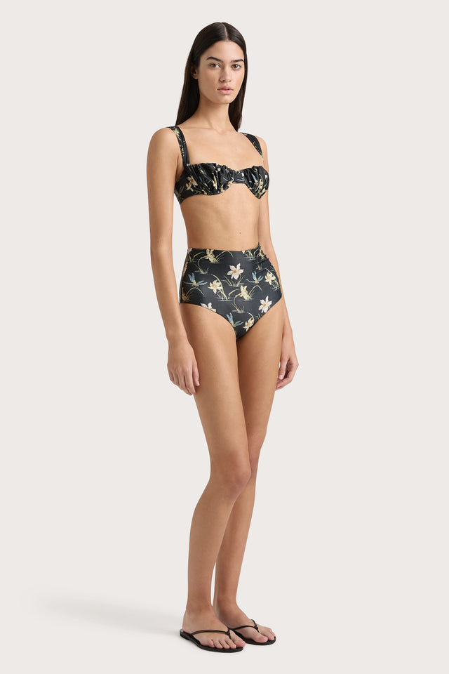 Bianca Bikini Bottom Daffodil Print