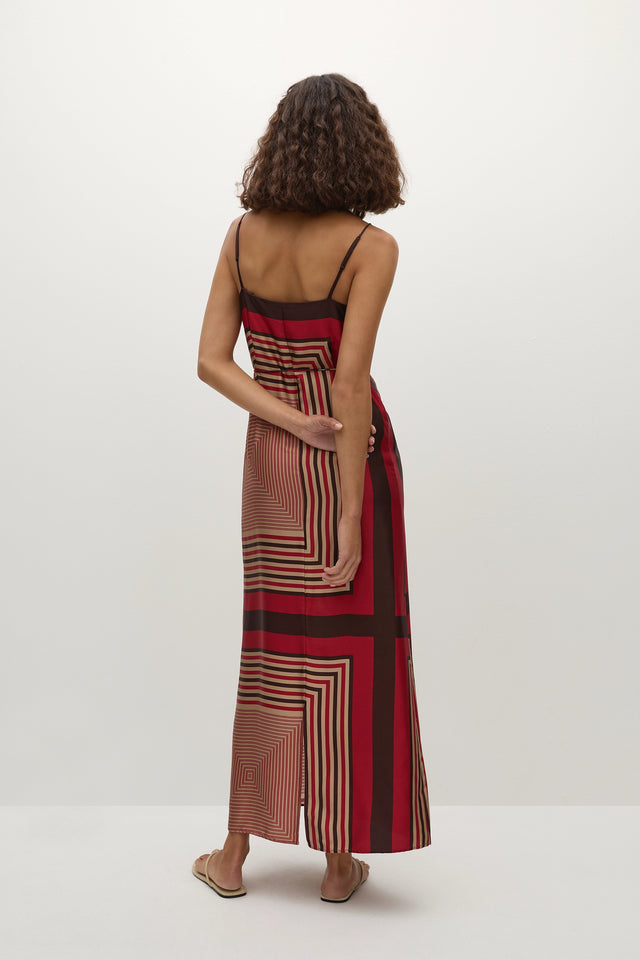 Svea Maxi Dress Ylva Print