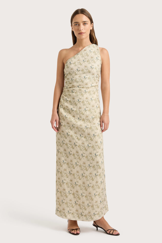 Jomana Midi Dress Daffodil Cream