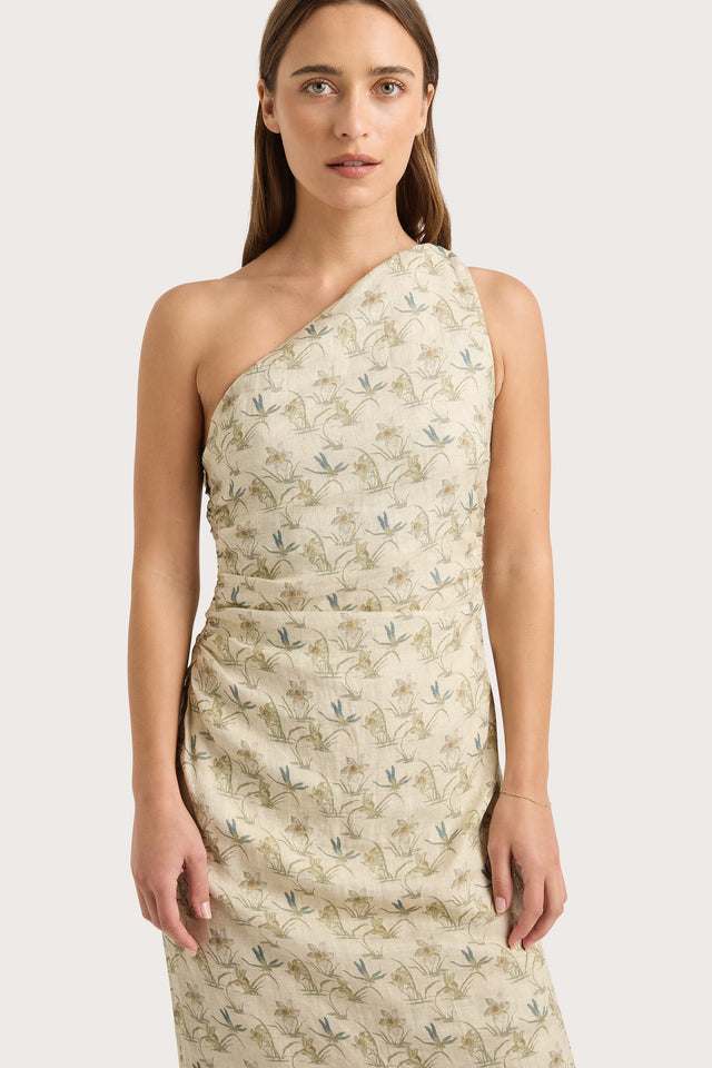 Jomana Midi Dress Daffodil Cream