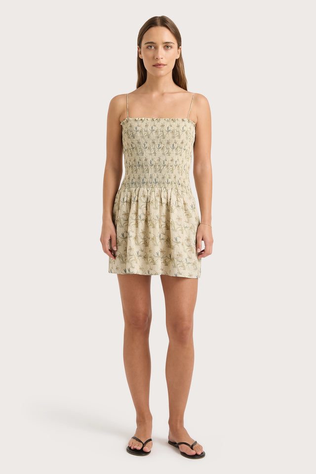 Geriba Mini Dress Daffodil Cream