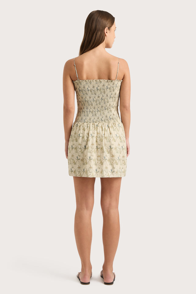 Geriba Mini Dress Daffodil Cream