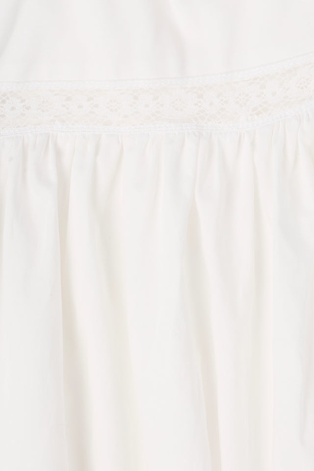 Fiora Blouse Fresco Lace White