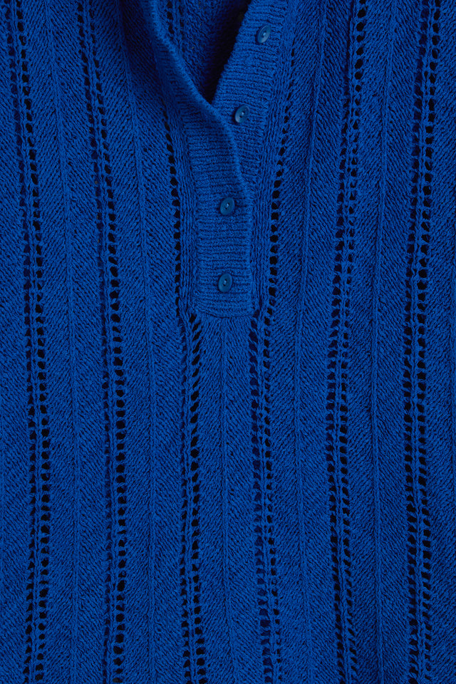 Luis Polo Top Cobalt