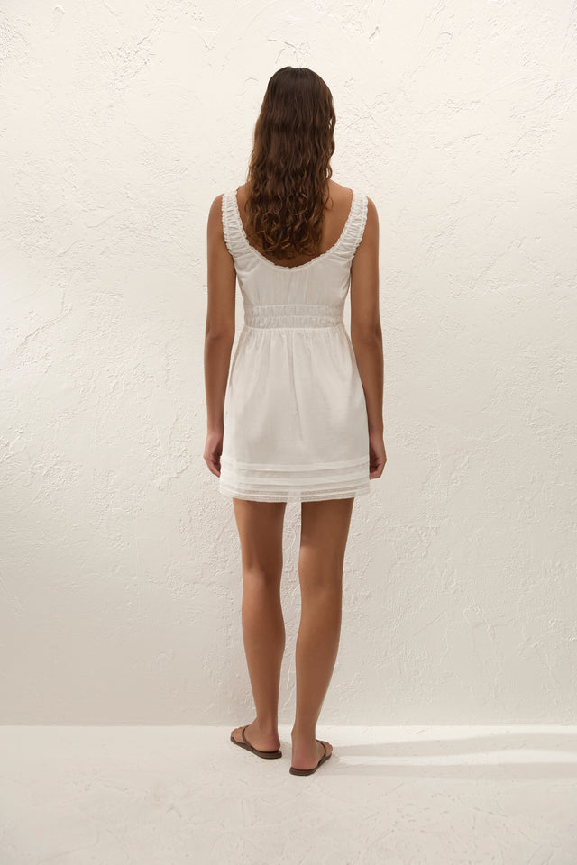 Juliet Mini Dress White
