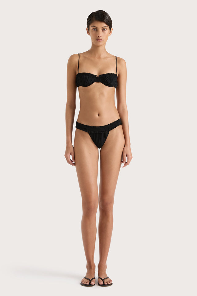 Esterel Bikini Top Black